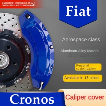 Для Fiat Cronos Крышка Тормозного Суппорта автомобиля Передняя Задняя 3D Алюминиевый Металлический Комплект Подходит Для Фургона L3H2 Maxi E-Ducato 2014 2015 2021