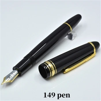 роскошная черная шариковая ручка-роллер 149 МБ / авторучка, фирменные канцелярские принадлежности для бизнеса, чернильные ручки для каллиграфии