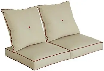 Набор подушек для глубоких сидений, сезонные сменные подушки для весны/лета (Olefin Black)