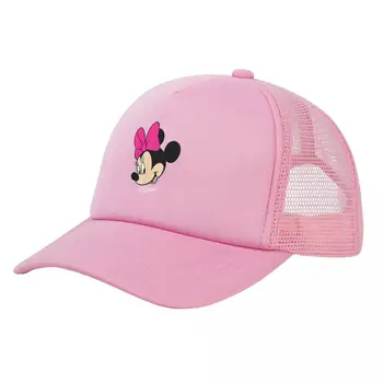 Мужчины Женщины Шляпа дальнобойщика Disney Mickey Friends Спортивная Сетчатая Бейсболка Snapback Кепки Minnie Mouse Шляпы Регулируемая Гоночная Кепка Летняя