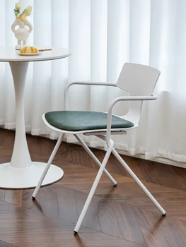 Обеденный стул, кресло Интернет-знаменитости, простой домашний подлокотник в скандинавском стиле, Современный стул для макияжа в спальне, письменный стул, мебель для дома