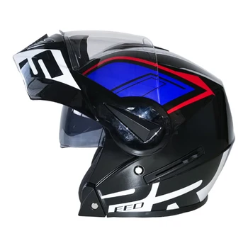 Износостойкие байкерские шлемы с откидной крышкой для мотокросса, дышащие шлемы для мотоциклов, средства защиты от падения с мотоцикла