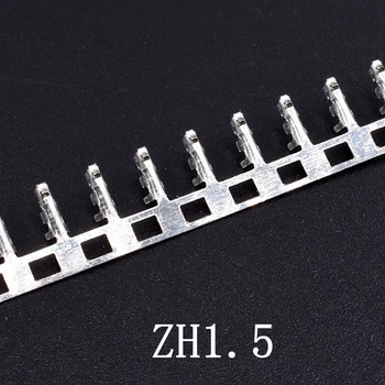 100шт Пружина ZH1.5mm расстояние между пружинами 1,5 мм разъем соединительный шнур концевая клемма