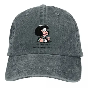 Бейсболка Le Pedi A Dios Мужские шляпы Женские бейсболки с защитой козырька Snapback Mafalda Cartoon Caps