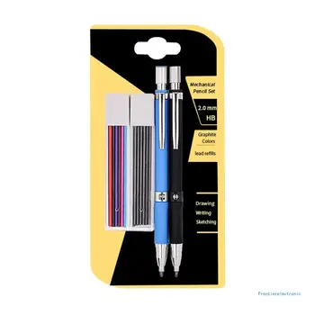 Автоматический карандаш для рисования 2,0 мм с 2 коробками для заправки, набор для художника, подарок, Прямая поставка