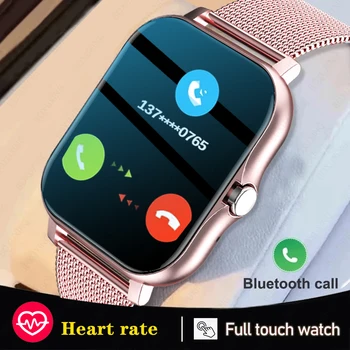 2023 Новые смарт-часы с Bluetooth-вызовом, женские часы, Фитнес-трекер, водонепроницаемые спортивные смарт-часы, Модные Женские Мужские умные часы, женские