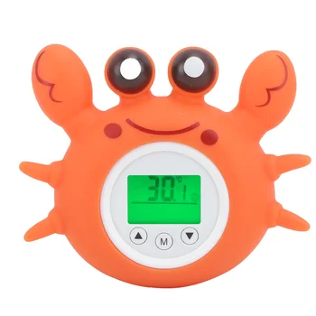Термометр температуры воды IPX7 Водонепроницаемый Точный Сенсорный мультяшный термометр для ванны Автоматический Безопасный для ребенка для ванной комнаты