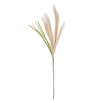 Имитация тростниковой травы, простые в уходе искусственные растения, реалистичная искусственная пампасная трава, долговечный, устойчивый к выцветанию Домашний свадебный декор