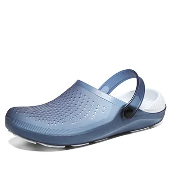 Комфорт для мужчин на открытом воздухе Мужские сандалии Трендовые летние пляжные тапочки Мягкая домашняя обувь Тапочки для водяной ванны
