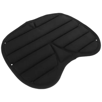 Удобная мягкая подушка сиденья каяка, легкий коврик для гребли на каяке, каноэ, рыбацкой лодке (черный)