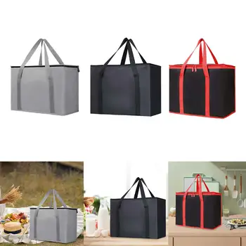 Изолированная сумка-холодильник Многоразовая продуктовая сумка для офиса, пикника, кемпинга
