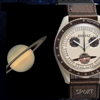 Часы роскошного бренда 2023, многофункциональный пластиковый корпус, часы Weight Moon для мужчин, женский деловой хронограф, часы Explore Planet
