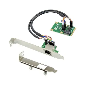 Мини-карта PCI-E Gigabit Ethernet Mini PCIe 1000M RJ45 LAN RTL8111F поддержка iQuick