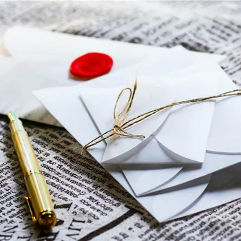 Полупрозрачный конверт из сернокислотной бумаги, сделанный своими руками ретро-лаком, причудливый японский ветер, подарочная открытка, поздравительная открытка