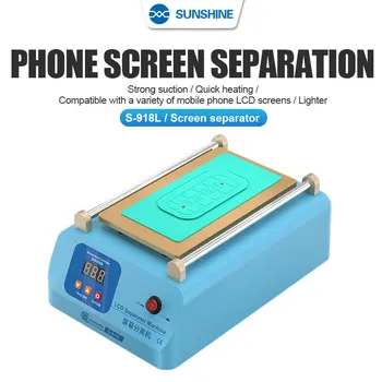 Sunshine S-918L Машина Для Разделения Сенсорного Экрана Телефона С Быстрым Нагревом, Встроенный Вакуумный Насос Для Ремонта ЖК-экрана