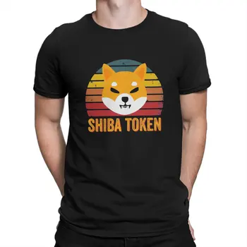 Футболка Shiba Inu Miner с графическим рисунком, мужские топы, винтажная футболка Harajuku в стиле Гранж, летняя футболка из полиэстера с коротким рукавом в стиле Харадзюку