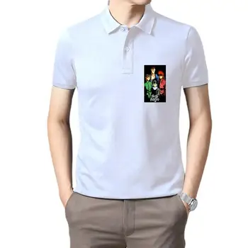 Одежда для гольфа мужская Новая Yu Yu Hakusho Ретро Аниме Мультфильм Мужская Черная футболка поло размера плюс для мужчин
