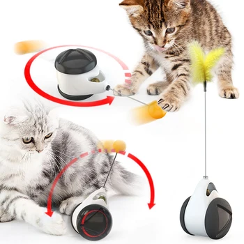 Неваляшки-качели для кошек, котенок, интерактивная машинка-балансир, игрушка для погони за кошкой с кошачьей мятой, забавные товары для домашних животных для прямых поставок