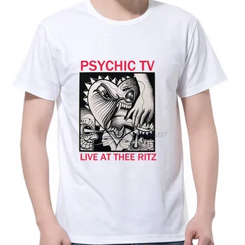 Psychio Tv Live At Thee Ritz Post модные милые футболки оверсайз, футболки с графическим рисунком, уличная одежда в стиле харадзюку, мужская одежда