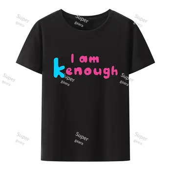 I Am Kenough Тематические Модальные мужские футболки Zevity, Одежда, женская футболка с графическим рисунком, женские футболки для спортзала, Y2k, Уличная одежда, Топы