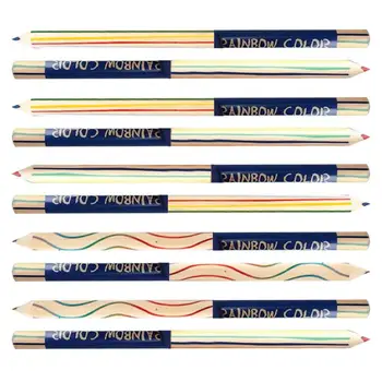 Цветной карандаш Rainbow Rainbow Карандаши Для рисования 10 шт 4-В-1 Набор Цветных Карандашей Для Раскрашивания Книг Рисование Эскизов Рисование