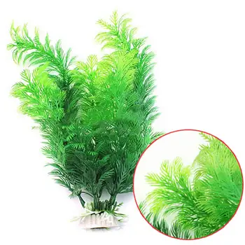 Травяной Аквариум Для Рыб Декор Аквариума Искусственное Водное Растение Зеленый Пластик Под Водой