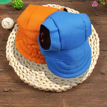 Шапки с собачьим козырьком, кепка для защиты от солнца, спортивная кепка для собак на открытом воздухе с отверстиями для ушей, кепка для щенка, кепка для собаки чихуахуа, костюм для собаки