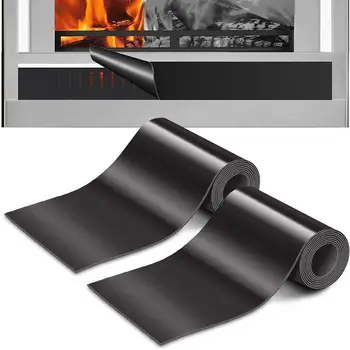 Магнитная вытяжка для камина, Черный экран для камина, 2 шт, внутренний Блокиратор тяги для дымохода, Вентиляционные крышки, Изоляция И