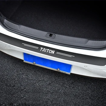 1 шт. автомобильные наклейки из углеродного волокна в багажнике автомобиля для автомобиля Mitsubishi TRITON