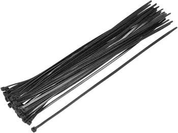 кабельные стяжки yoeruyo 350mmx4.8mm Самоблокирующиеся нейлоновые стяжки Черные 40шт