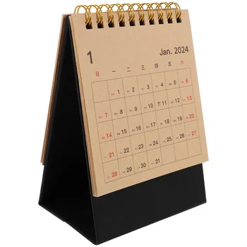 Домашний постоянный календарь, портативный месячный декор, офисный стол, изящная мини-ежедневник, декоративная бумага для студентов