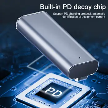Женский адаптер Type-C для быстрой зарядки Macbook Air/Pro с магнитным преобразователем PD