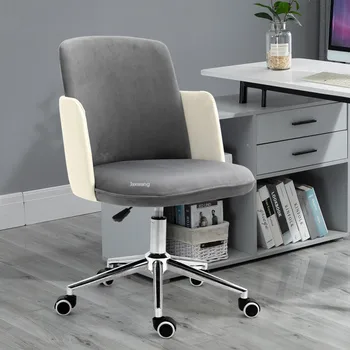 Офисные стулья из Скандинавской ткани, Домашний Стол, Офисное кресло, кресло для персонала, Кожаная Художественная Подъемная Вращающаяся Дизайнерская мебель, кресло со спинкой