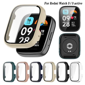 Для Redmi Watch 3 Active Защитная пленка с полным покрытием Бампер для Xiaomi Redmi Watch 3 /Active /Mi Watch Lite 3 Жесткий Чехол для ПК