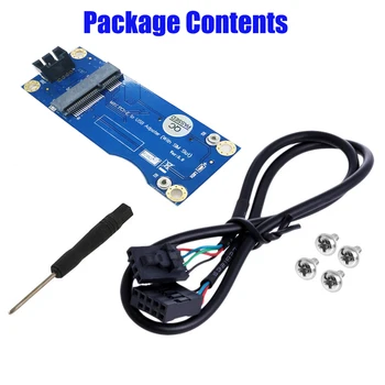 Адаптер Mini PCI-E-USB промышленного класса со слотом для SIM-карты для модуля WWAN/LTE Преобразует беспроводную связь 3G/ 4G на 90/180 градусов