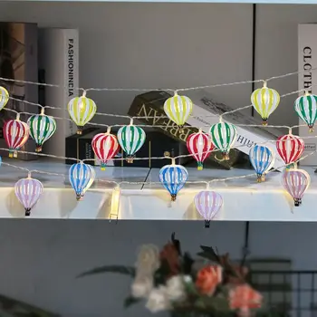 10 светодиодных гирлянд из воздушных шаров, разноцветные гирлянды с USB-приводом, подвесные рождественские украшения