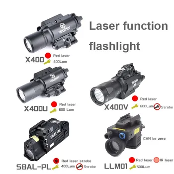 Wadsn X400 X400V X400U Пистолетный фонарик SBAL PL laser Light LLmo1 Полнофункциональный Фонарик Охотничье Оружие Лазерный луч Высокой яркости