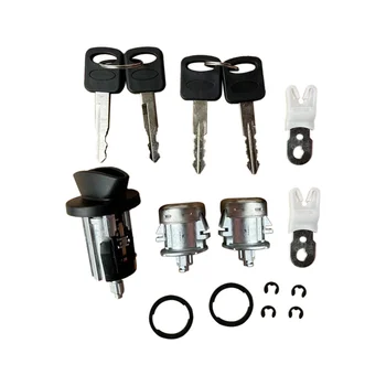 Цилиндр Дверного Замка Автомобиля и Ключи для Ford F150 F350 F2501997-1999 Super Duty 7C3Z1521990A