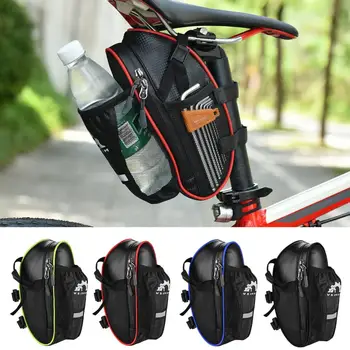 Держатель для велосипедного телефона, светоотражающая велосипедная седельная сумка, Съемная экологичная сумка для хранения мобильного телефона, сумка для заднего подседельного штыря велосипеда