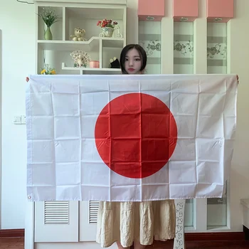 zwjflagshow флаг Японии Флаг 90x150 см Высокое Качество Японский флаг страны Крытый Открытый полиэстер подвесной баннер Украшение дома