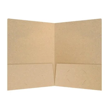 индивидуальный дизайн Печать из крафт-бумаги формата А4 презентационные карманы для проездных документов сумка-папка для деловых документов
