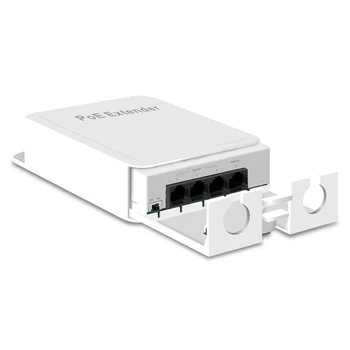 Непромокаемый 3-Портовый Удлинитель POE 10/100 Мбит/с от 1 до 3 Ретрансляторов Сетевых коммутаторов с IEEE802.3af Plug & Play для IP-камеры PoE Switch NVR