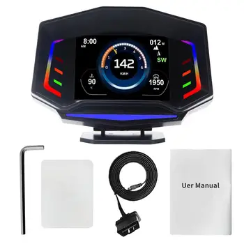 HUD-Дисплей Для Автомобилей OBD2 Цифровой GPS-Спидометр С Двойным Режимом OBD2/GPS Цифровой GPS-Спидометр OBD2 Автомобильный Hud-Дисплей