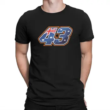 Джек Миллер № 43 Футболка из полиэстера в стиле хип-хоп, мотоциклетная креативная уличная одежда, повседневная футболка, мужская футболка