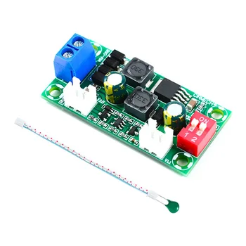 Модуль контроля температуры DC12V 24V Электронный термостат Регулятор температуры вентилятора Регулятор скорости Регулятор температуры Плата контроля температуры