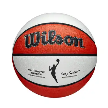 Настоящий баскетбольный мяч для помещений или на открытом воздухе, оранжево-белый, 28,5 дюйма.