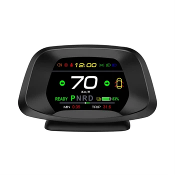 Автомобильный HUD-Головной дисплей, проектор предупреждения о превышении скорости, GPS, Электронная сигнализация напряжения