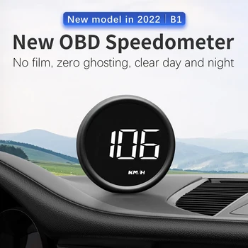 B1 Головной дисплей Автомобильный HUD OBD2 Многофункциональный автомобильный диагностический Детектор Спидометр Электронные Аксессуары