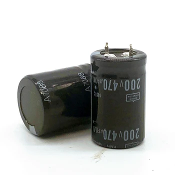 1 шт./лот, алюминиевый электролитический конденсатор 200V 470UF, размер 22*35 мм, 200v470uf, 20%