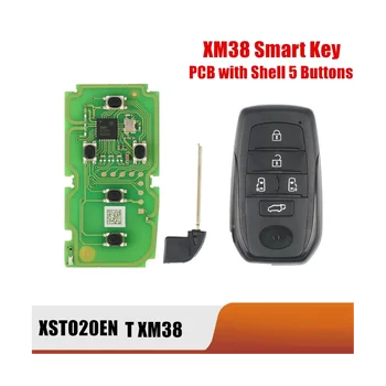 Xhorse XSTO20EN TOY.T XM38 Печатная Плата Смарт-ключа с Оболочкой из 5 Кнопок Универсальный Комплектный Брелок для Ключей Toyota for VVDI Key Tool